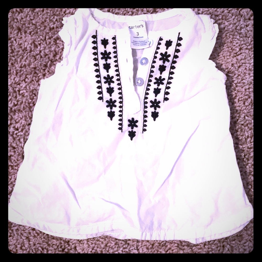 Baby Sleeveless Blouse 3/12 13M Carter’s